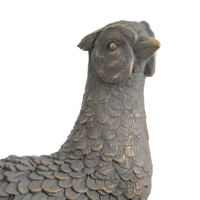 Статуэтка Peacock серого цвета - лучшие Фигуры и статуэтки в INMYROOM