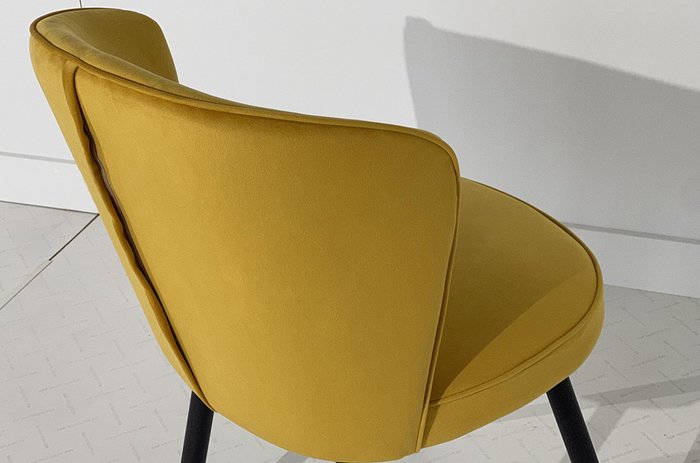 Стул Ричард желтого цвета - лучшие Обеденные стулья в INMYROOM