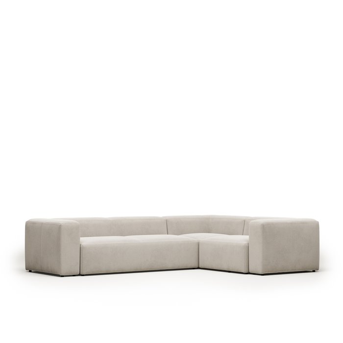 Угловой диван Blok 320х230 бежевого цвета - лучшие Угловые диваны в INMYROOM