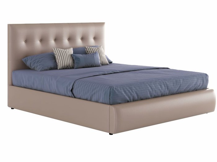 Кровать Селеста 160х200 с подъемным механизмом цвета капучино