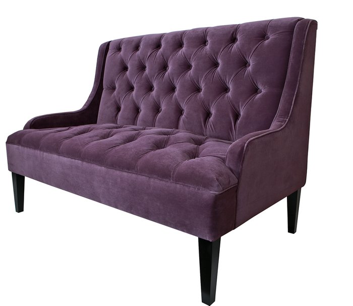 Диван Sommet пурпурного цвета - купить Прямые диваны по цене 53370.0
