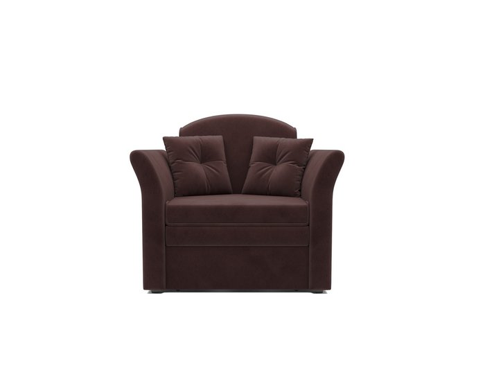 Кресло-кровать Малютка 2 темно-коричневого цвета - купить Интерьерные кресла по цене 20190.0