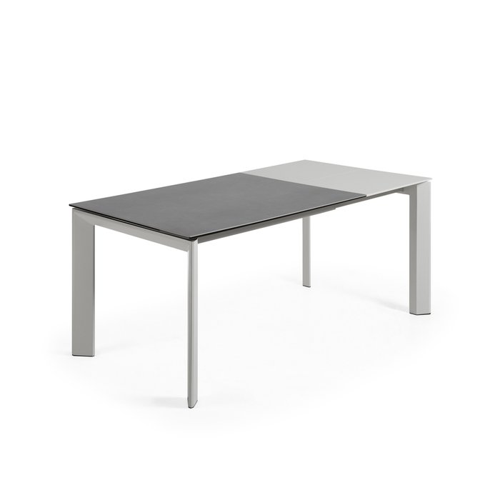 Раздвижной обеденный стол Atta S серого цвета - лучшие Обеденные столы в INMYROOM