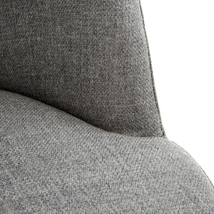Комплект из двух стульев Quilda серого цвета - лучшие Обеденные стулья в INMYROOM