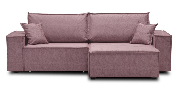 Угловой диван-кровать Фабио розового цвета - купить Угловые диваны по цене 37300.0