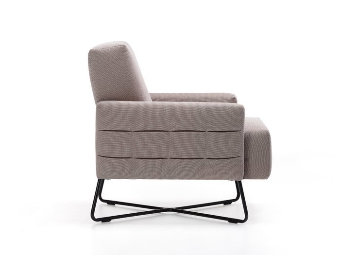 Кресло для отдыха Kado серо-бежевого цвета - лучшие Интерьерные кресла в INMYROOM