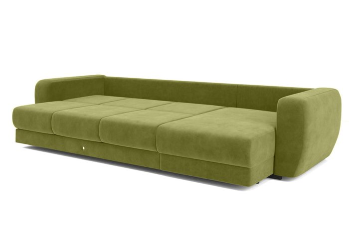 Угловой диван-кровать зелёного цвета  - лучшие Угловые диваны в INMYROOM