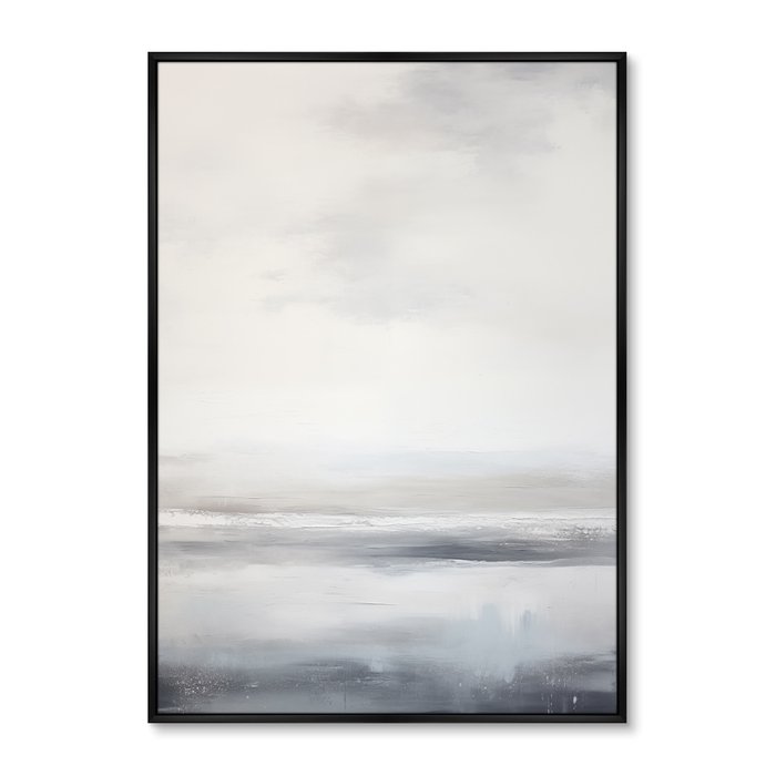 Репродукция картины Landscape collection, White silence, 2024г.