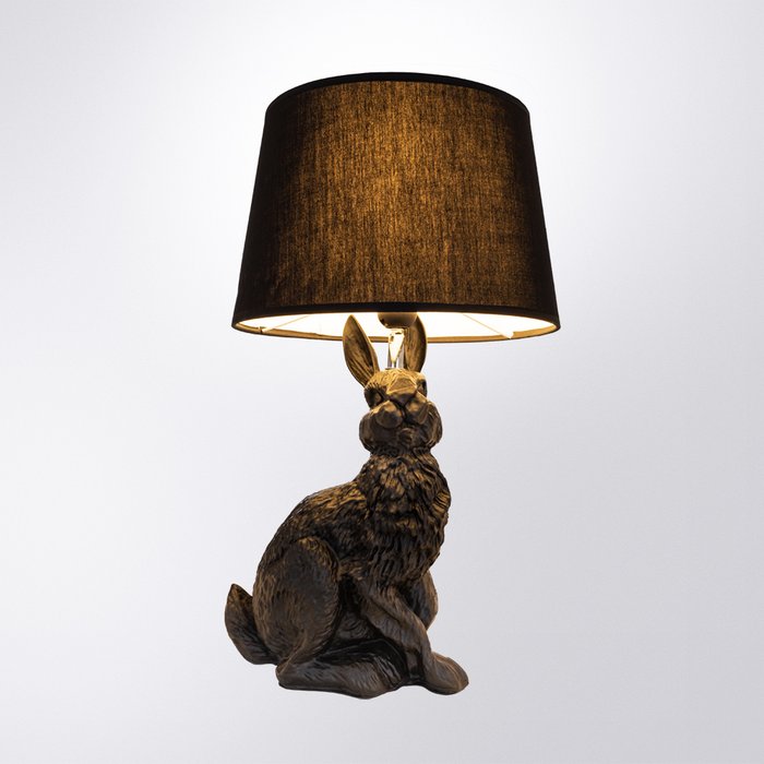 Настольная лампа Izar черного цвета - купить Настольные лампы по цене 5790.0
