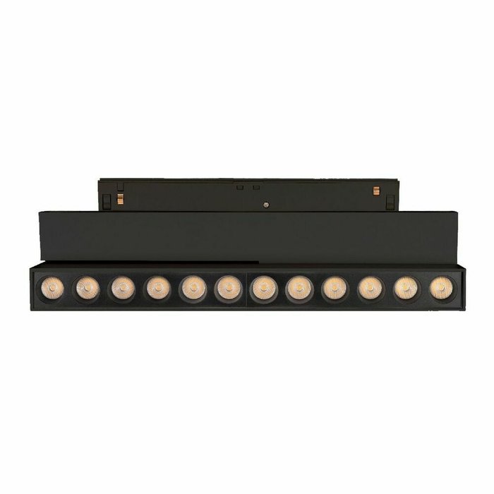 Трековый магнитный светильник Arlight MAG-ORIENT-DOTS-FOLD-S230-12W Warm3000 (BK, 30 deg, 48V) 042014 - лучшие Трековые светильники в INMYROOM Трековый магнитный светильник Arlight MAG-ORIENT-DOTS-FOLD-S230-12W Warm3000 (BK, 30 deg, 48V) 042014 - лучшие Трековые светильники в INMYROOM