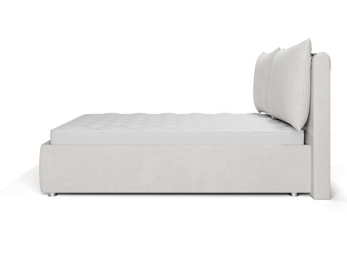 Кровать Адель 180х200 бежевого цвета с подъемным механизмом - лучшие Кровати для спальни в INMYROOM