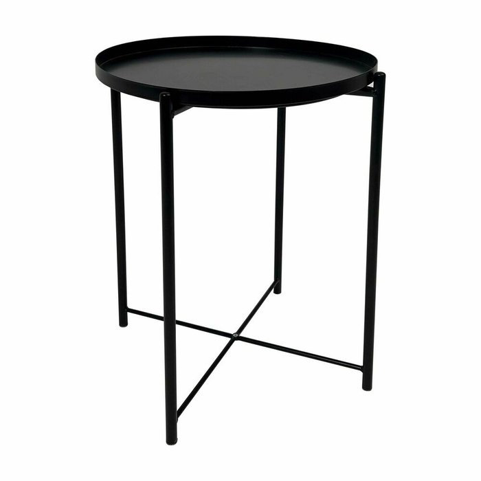 Сервировочный стол Trick черного цвета