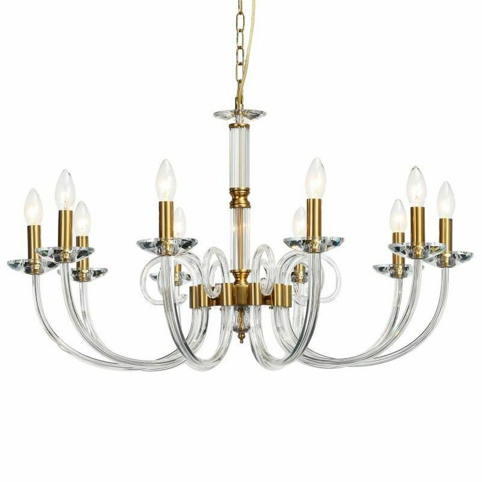 Люстра подвесная хрустальная Stilfort 1050/03/10P серия Glass - купить Подвесные люстры по цене 53950.0 Люстра подвесная хрустальная Stilfort 1050/03/10P серия Glass - купить Подвесные люстры по цене 53950.0