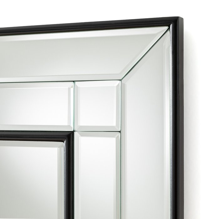 Настенное зеркало 90х120 Andella черного цвета - лучшие Настенные зеркала в INMYROOM