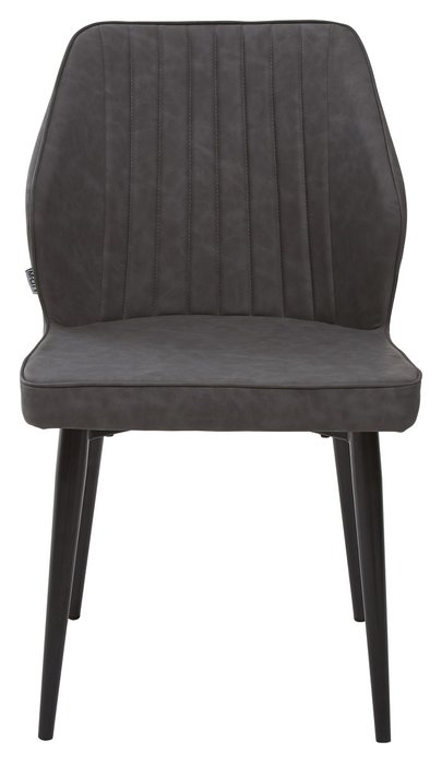 Стул Seattle антрацитового цвета (экокожа) - купить Обеденные стулья по цене 6850.0