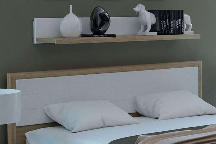 Спальня Анри 5 с белыми фасадами - лучшие Спальные гарнитуры в INMYROOM