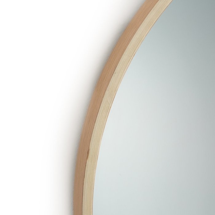 Настенное зеркало Alaria D59 бежевого цвета - купить Настенные зеркала по цене 8521.0