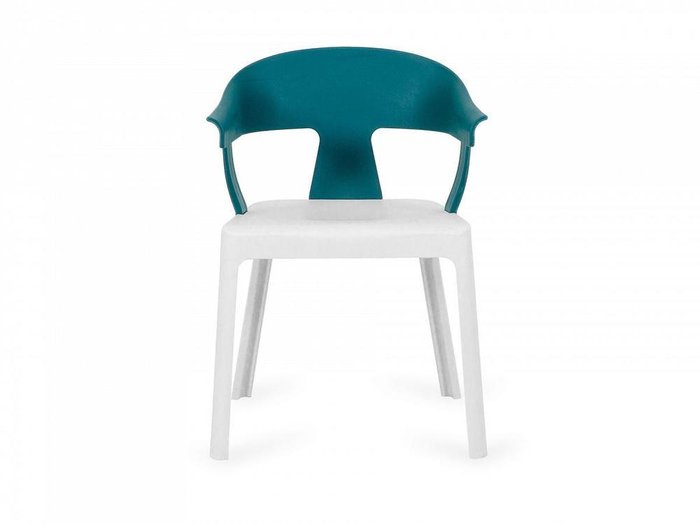 Стул Patrick бело-зеленого цвета  - купить Обеденные стулья по цене 3490.0