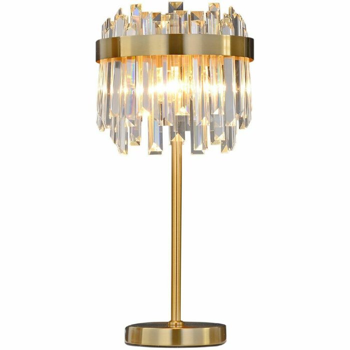 Настольная лампа IL5189-3TLS-29 BRASS MIRAGE (стекло, цвет прозрачный) Настольная лампа IL5189-3TLS-29 BRASS MIRAGE (стекло, цвет прозрачный)