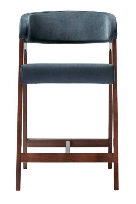 Полубарный стул Baxter серо-коричневого цвета - купить Барные стулья по цене 17490.0
