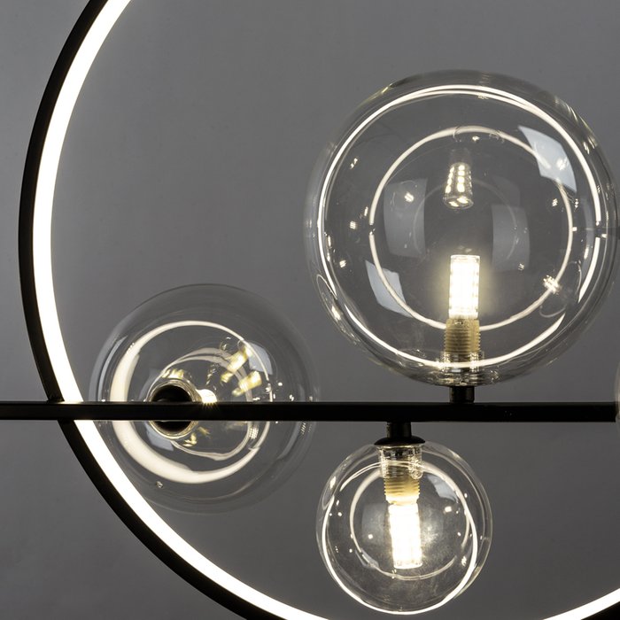 Подвесной светильник Saturn черного цвета - купить Подвесные светильники по цене 21580.0