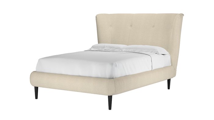Кровать Дублин 140х200 бежевого цвета - купить Кровати для спальни по цене 62200.0