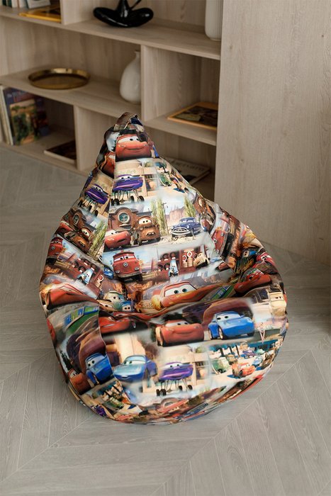 Кресло-мешок Тачки L коричневого цвета - купить Бескаркасная мебель по цене 3069.0