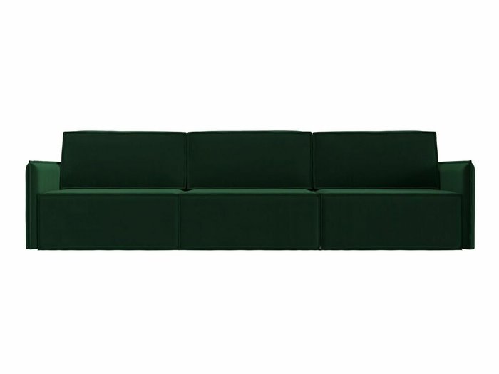 Прямой диван-кроват Либерти лонг зеленого цвета - купить Прямые диваны по цене 76999.0