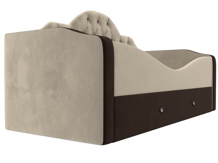 Детская кровать Скаут 72х160 коричнево-бежевого цвета  - лучшие Одноярусные кроватки в INMYROOM