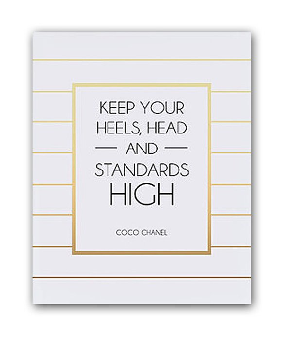 Постер "Keep your heels" А4