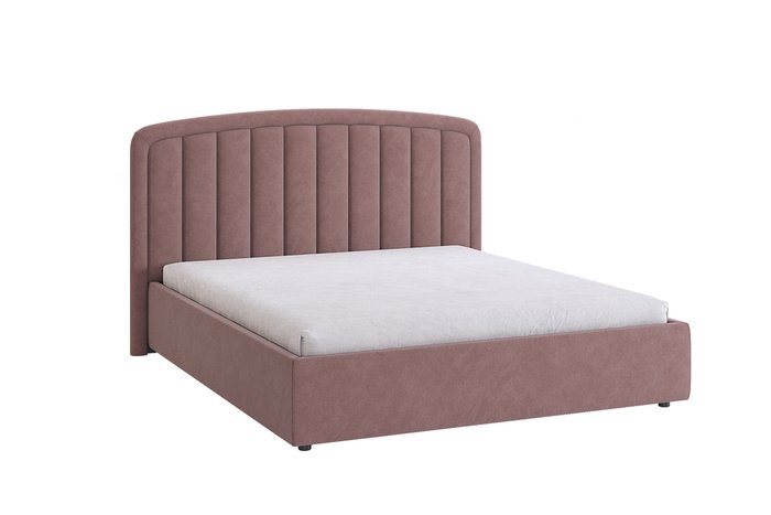 Кровать Сиена 2 160х200 розово-коричневого цвета без подъемного механизма 