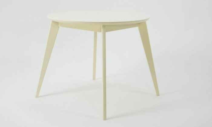 Стол обеденный Сканди D100 цвета слоновая кость - лучшие Обеденные столы в INMYROOM
