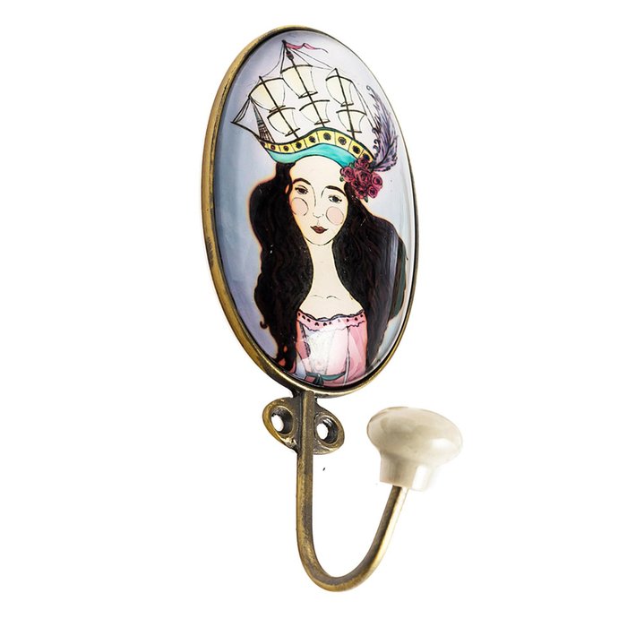 Настенный крючок Anaden Glass Girl - купить Крючки по цене 1870.0