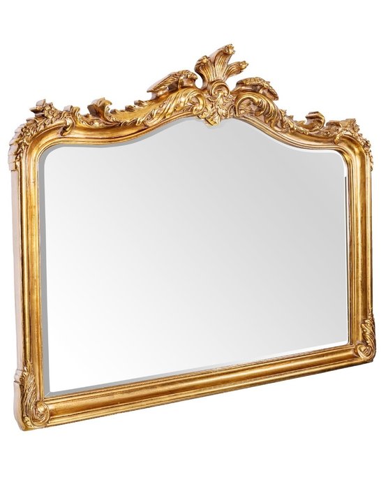 Настенное Зеркало в резной раме Solerno Gold   - купить Настенные зеркала по цене 41500.0