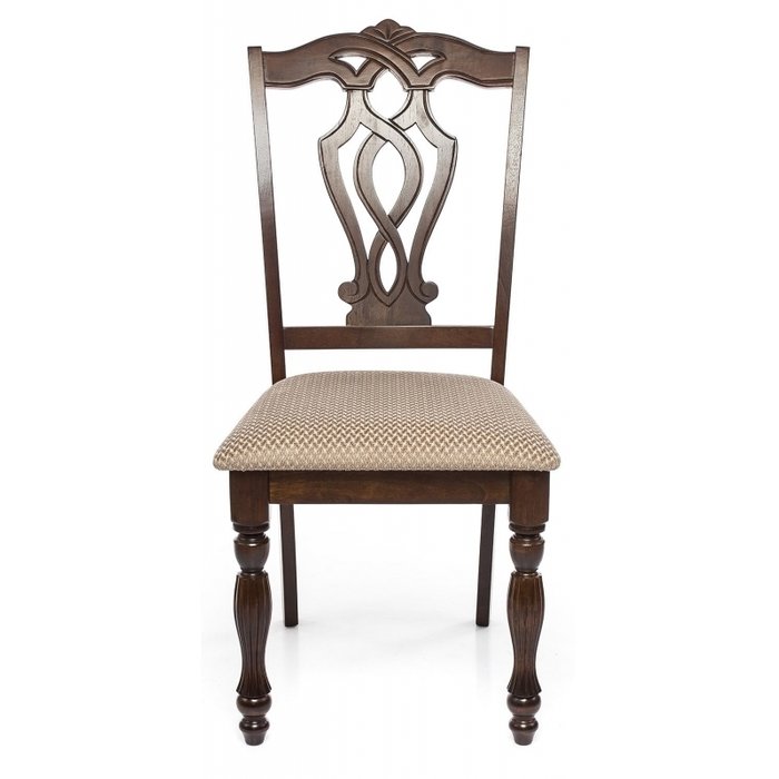 Стул Vastra cappuccino из ткани и массива гевеи - купить Обеденные стулья по цене 6870.0