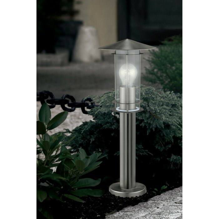 Уличный светильник Lisio серебряного цвета - лучшие Наземные светильники в INMYROOM