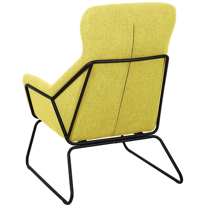 Кресло Archie желтого цвета  - лучшие Интерьерные кресла в INMYROOM