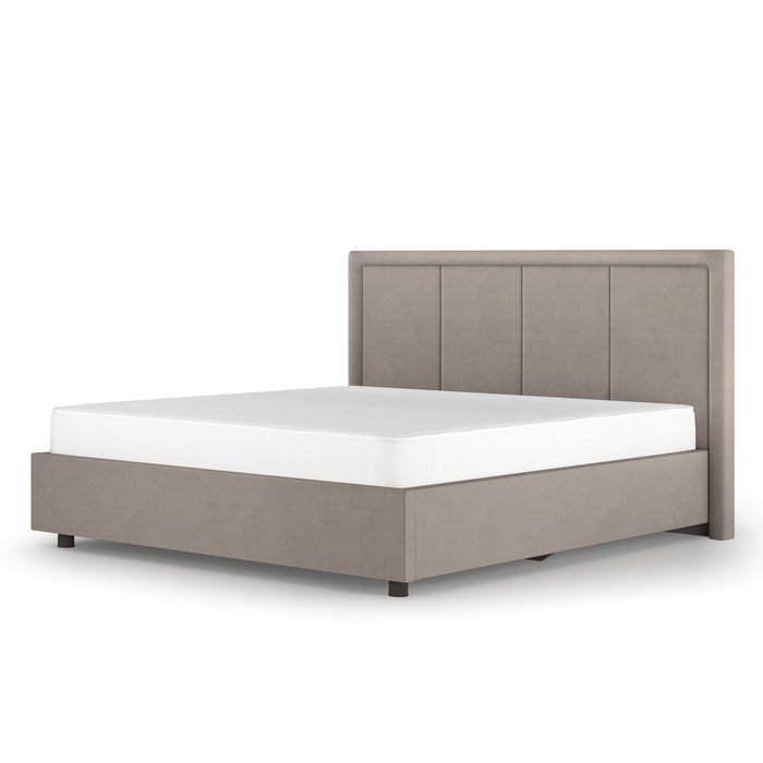 Кровать-8М 160х200 серо-бежевого цвета с подъёмным основанием  - купить Кровати для спальни по цене 36081.0
