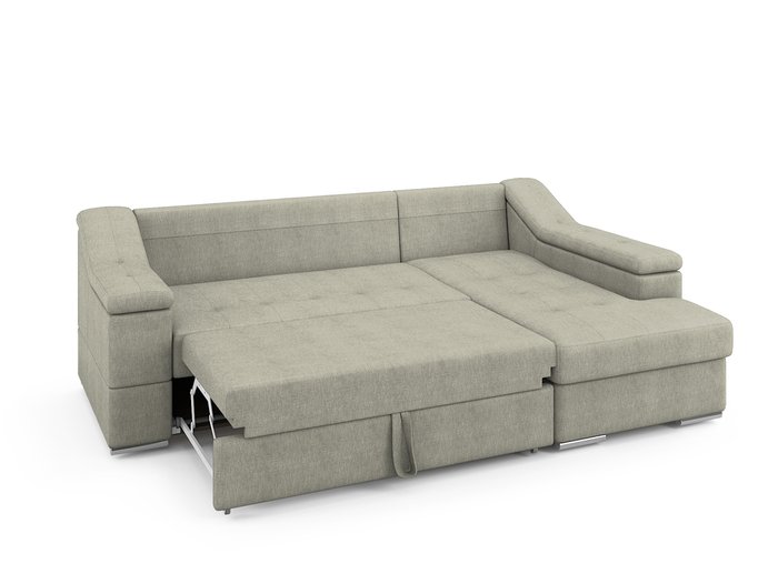 Угловой раскладной диван Liverpool правый бежевого цвета - купить Угловые диваны по цене 86600.0
