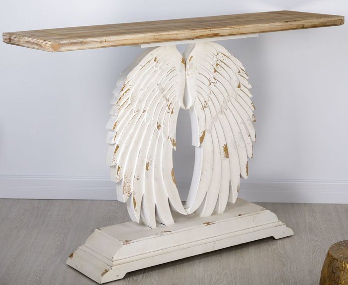 Консоль Крылья бело-коричневого цвета - купить Консоли по цене 61700.0