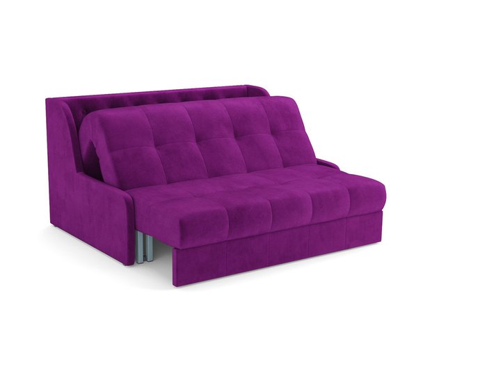 Диван-кровать Барон 6 фиолетового цвета - лучшие Прямые диваны в INMYROOM