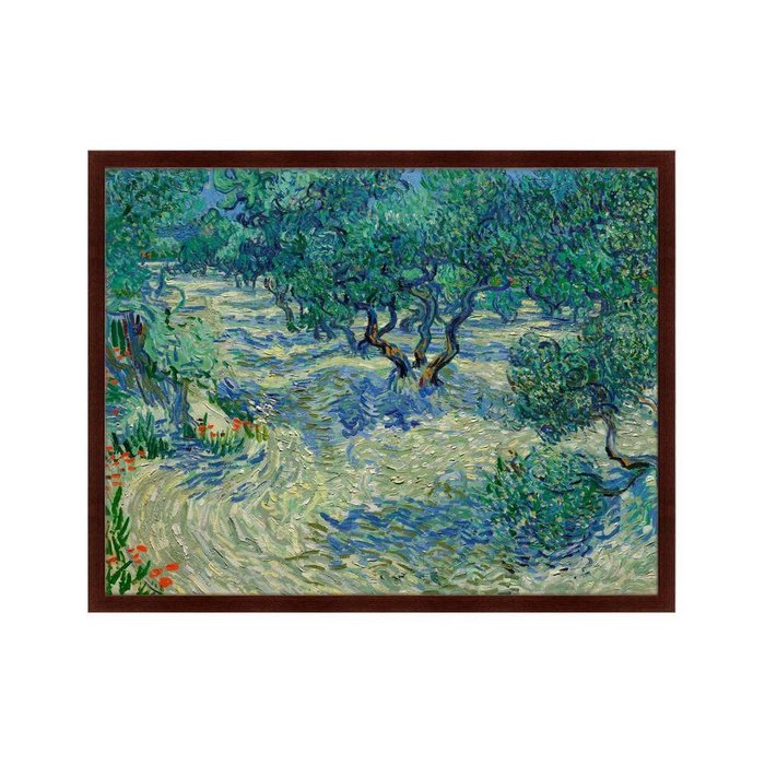 Репродукция картины Olive Orchard 1889 г. - купить Картины по цене 12999.0