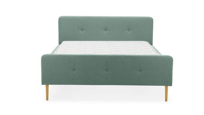 Кровать Левита 180х200 темно-мятного цвета  - купить Кровати для спальни по цене 55400.0