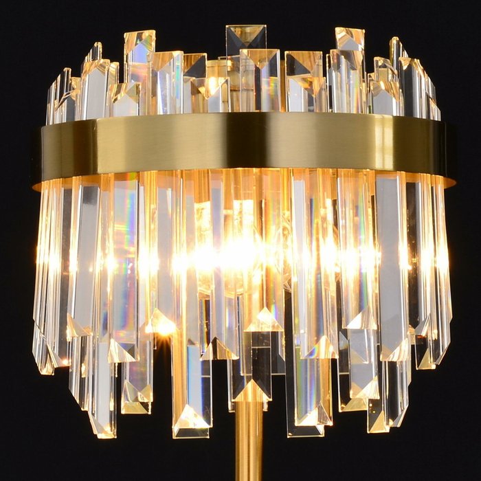 Настольная лампа IL5189-3TLS-29 BRASS MIRAGE (стекло, цвет прозрачный) - лучшие Настольные лампы в INMYROOM Настольная лампа IL5189-3TLS-29 BRASS MIRAGE (стекло, цвет прозрачный) - лучшие Настольные лампы в INMYROOM