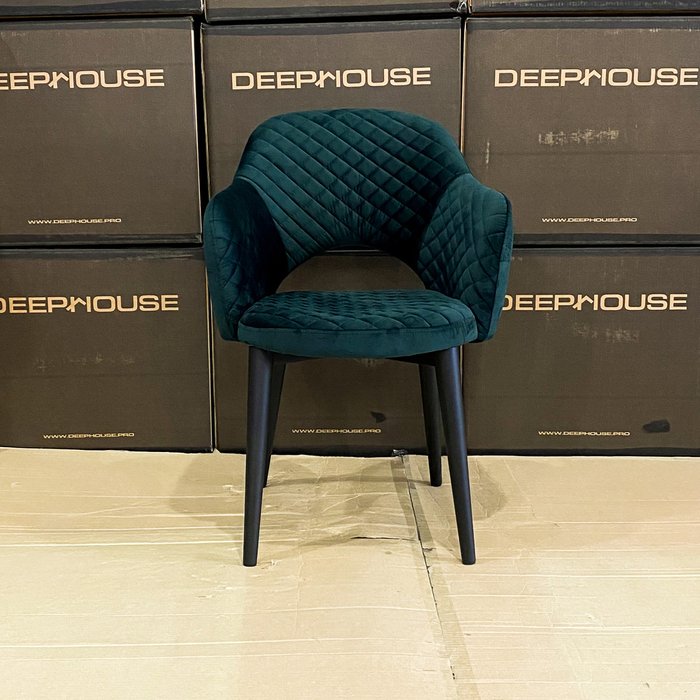 Стул Мартин темно-зеленого цвета - купить Обеденные стулья по цене 12990.0