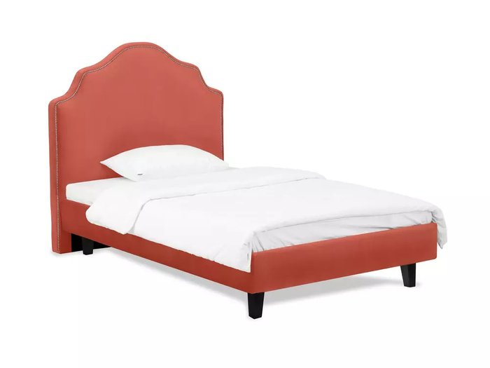 Кровать Princess II L 120х200 кораллового цвета