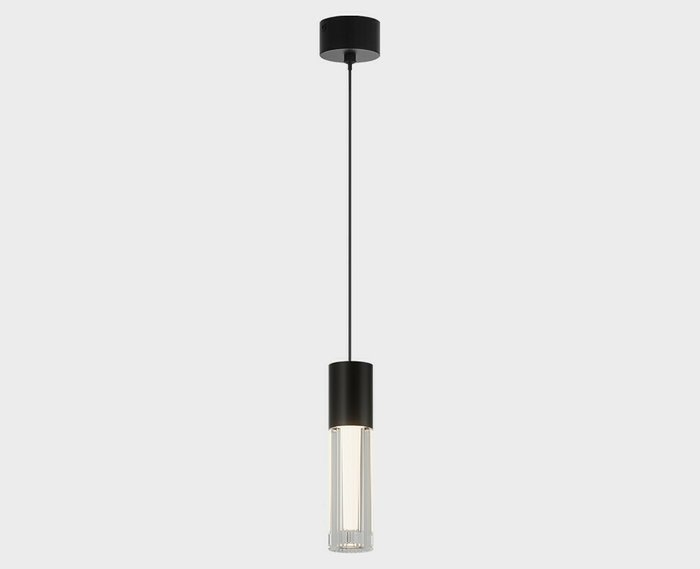 Подвесной светильник IT014-0204 black (пластик, цвет прозрачный) - купить Подвесные светильники по цене 5800.0