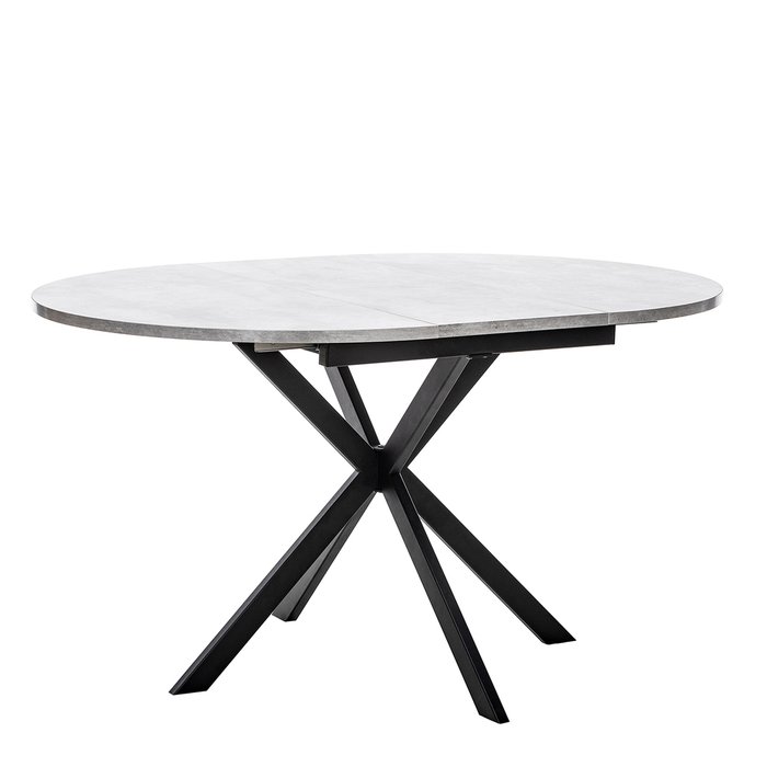 Раздвижной обеденный стол Капри серого цвета - лучшие Обеденные столы в INMYROOM