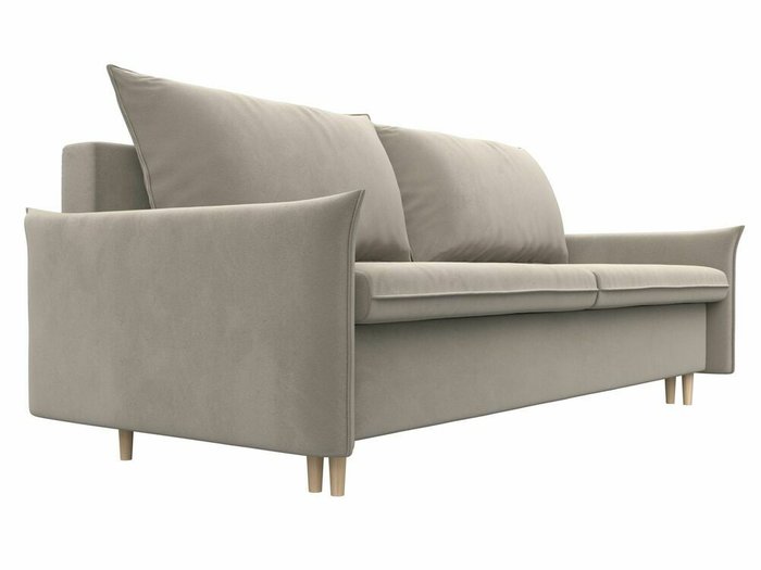Прямой диван-кровать Хьюстон бежевого цвета - лучшие Прямые диваны в INMYROOM