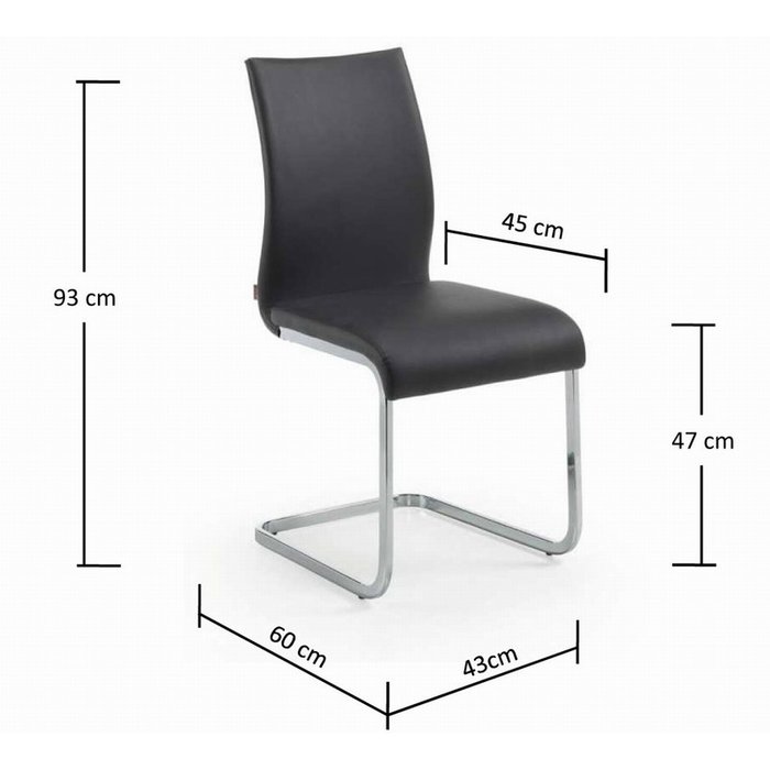 Стул Julia Grup TRIBECCA из искусственной кожи - купить Обеденные стулья по цене 10990.0